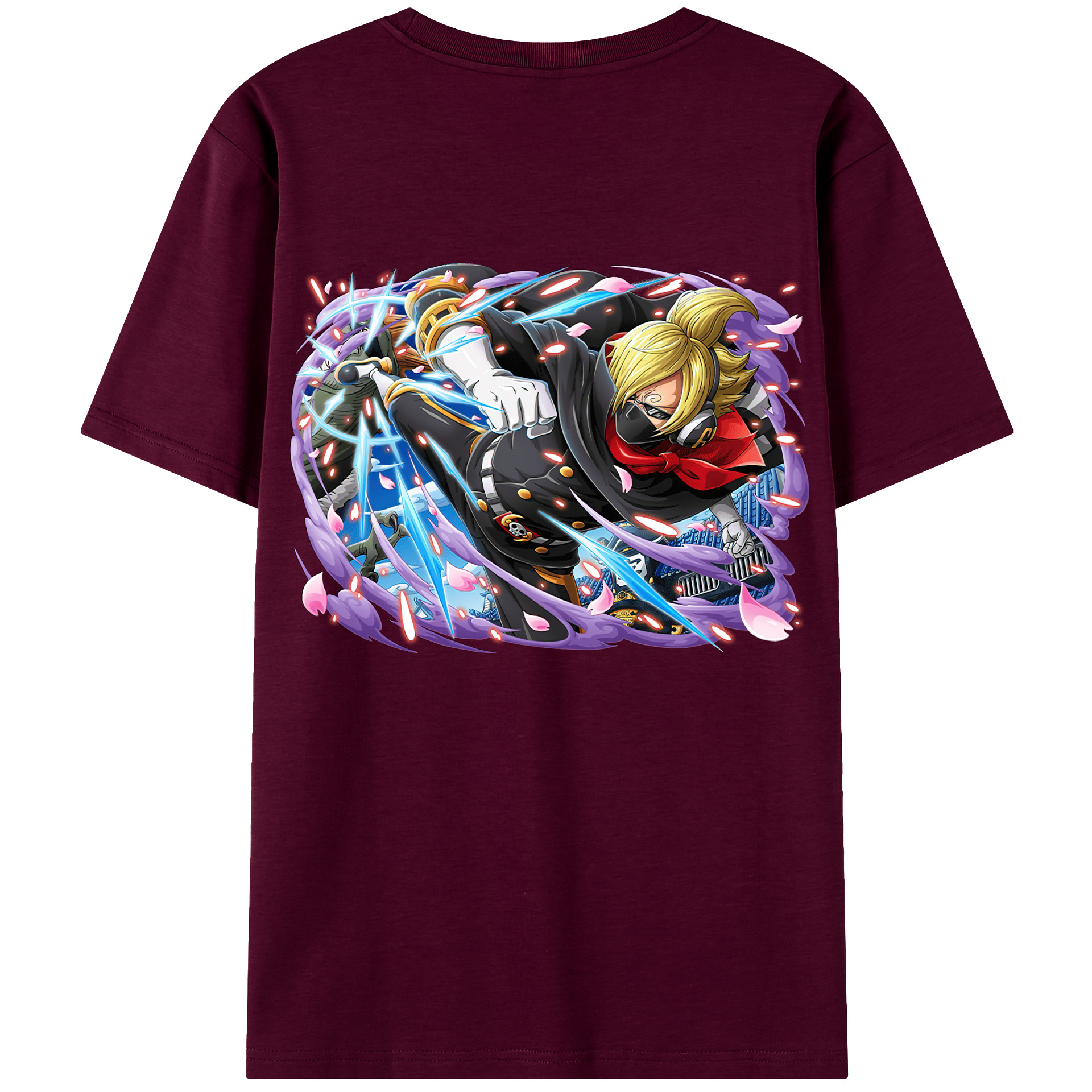 （画像用） ワンピース サンジ ONE PIECE Sanji レディース半袖Tシャツ(バックプリント)